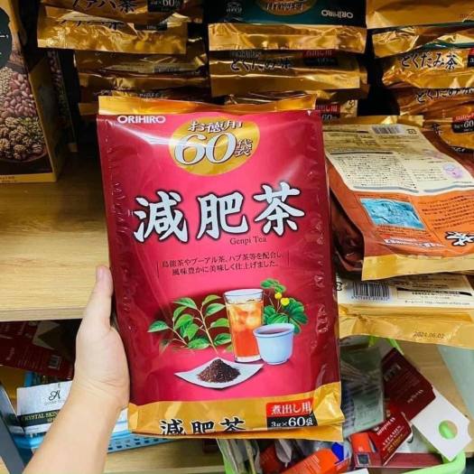 Trà giảm mỡ bụng orihiro genpi tea nhật bản 60 gói
