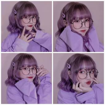 Thuốc nhuộm tóc màu Tím Trà + trợ nhuộm + gang tay nhuộm tóc, loại siêu dưỡng mới nhất, chính hãng Blinkhair