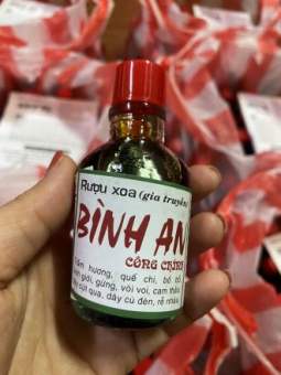 Dầu xoa bóp, ruou xoa bóp Bình An gia truyền