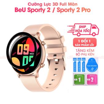 MUA 1 TẶNG 1 Cường lực dẻo 3D full màn BeFit Sporty 2 / Sporty 2 Pro đồng hồ thông minh BeU trong suốt handtown