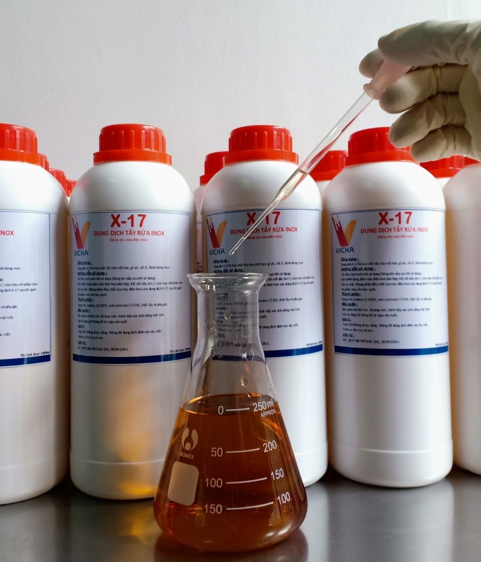 [HCM] 500ml (0.5Lít) dung dịch tẩy mối hàn - Đánh bóng Inox điện hóa