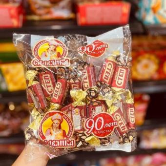 🌺🌺 KẸO STEP ĐỎ NGA - SOCOLA CARAMEL NHÂN LẠC NGỌT NGÀO NGON HẾT NẤC🍀🍀