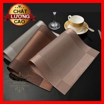Khăn Trải BànKhăn Lót Chén DĩaKhăn ĂnTấm Lót Bàn Ăn Caro Vuông