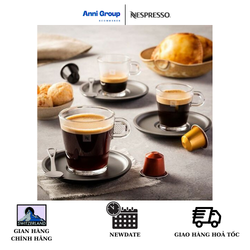 View Espresso Cup 80ml - For Nespresso Capsule Coffee - Distributor - ANNI Ly Thủy Tinh Nespresso Sang Trọng