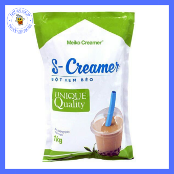 Bột kem béo pha trà sữa đài loan S-Creamer screamer Gói 1kg bột sữa, pha trà, trà sữa, làm bánh, sữa béo nhãn xanh