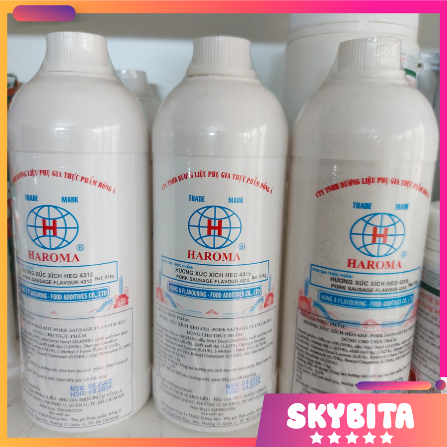 Hương xúc xích Haroma - Tạo mùi hương đặc trưng cho xúc xích