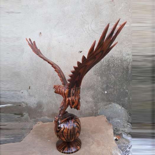 TƯỢNG  ĐẠI BÀNG  GỖ XÀ CỪ  CAO 50CM