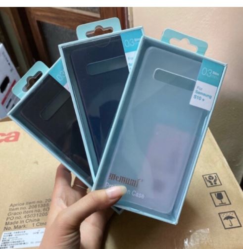Ốp lưng nhám siêu mỏng cho Samsung S10/S10 Plus hiệu Memumi chính hãng