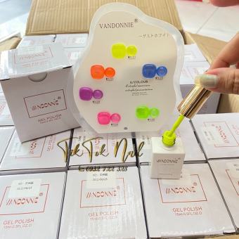 Set neon 6 màu tặng bảng màu