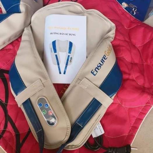 Máy Đấm Lưng Tẩm Quất, Máy Mát Xa Vai Cổ Lưng Đa Năng, Máy Massage Cổ Vai Gáy, Máy Massa, Đai Matxa Cổ Vai Gáy Chống Đau Mỏi 8 Con Lăn Massage - Chính Hãng - Hiệu Quả - Bảo Hành 1 Đổi 1