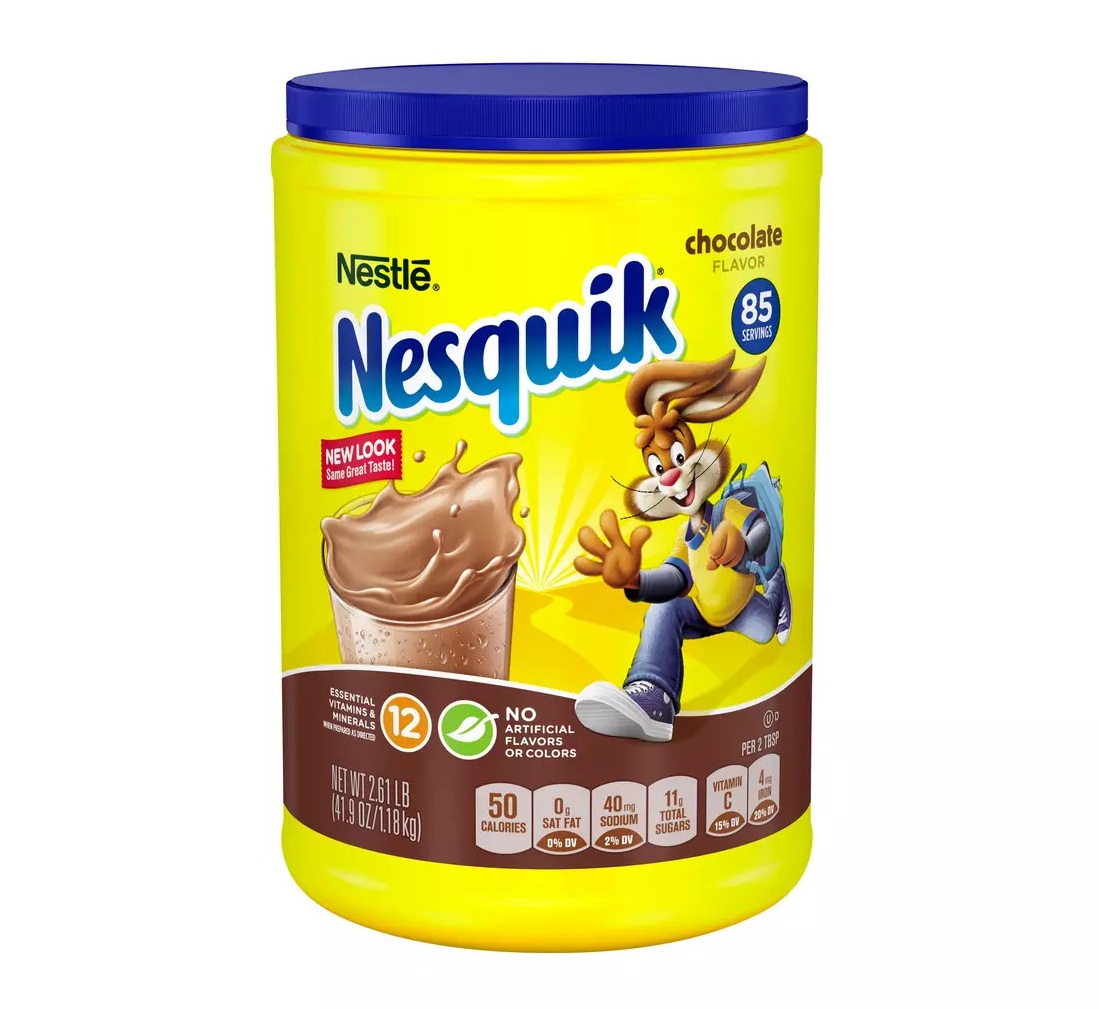 Bột Cacao Socola Nestle Nesquik Chocolate 1.275kg Mỹ Ca cao thượng hạng