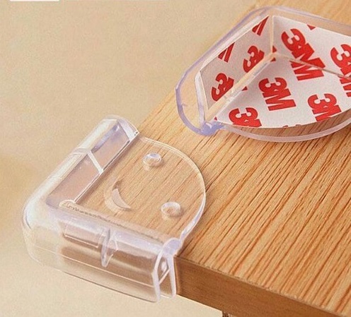 Combo 4 miếng bọc cạnh bàn silicol bảo vệ an toàn cho bé tránh va đập Hoavoanshop