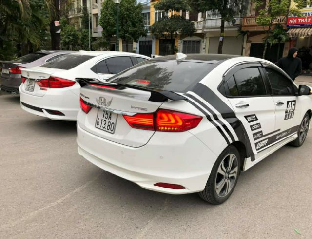 Đuôi gió thể thao Honda City RS hàng Việt Nam , Năng Động , Cá Tính ( Bản Mộc )