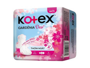 Băng vệ sinh Kotex  Gardenia deo+ siêu mỏng cánh 8M