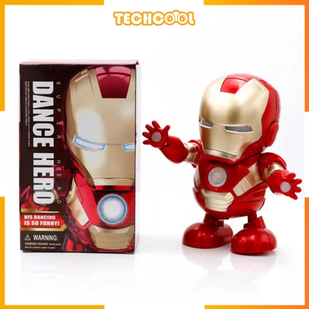 dancing robot iron man
