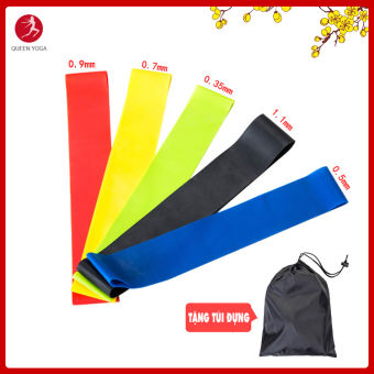 Bộ 5 dây kháng lực Mini Band tập GYM, Yoga - Dây đàn hôi Mini Band