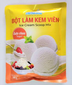 BỘT LÀM KEM VIÊN [VN] BENUSCREAM Yogurt Ice Cream Scoop Mix