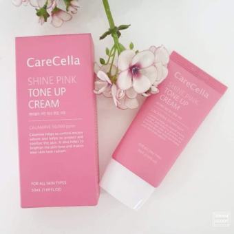 KEM DƯỠNG TRẮNG DA CARECELLA SHINE PINK TONE UP CREAM
