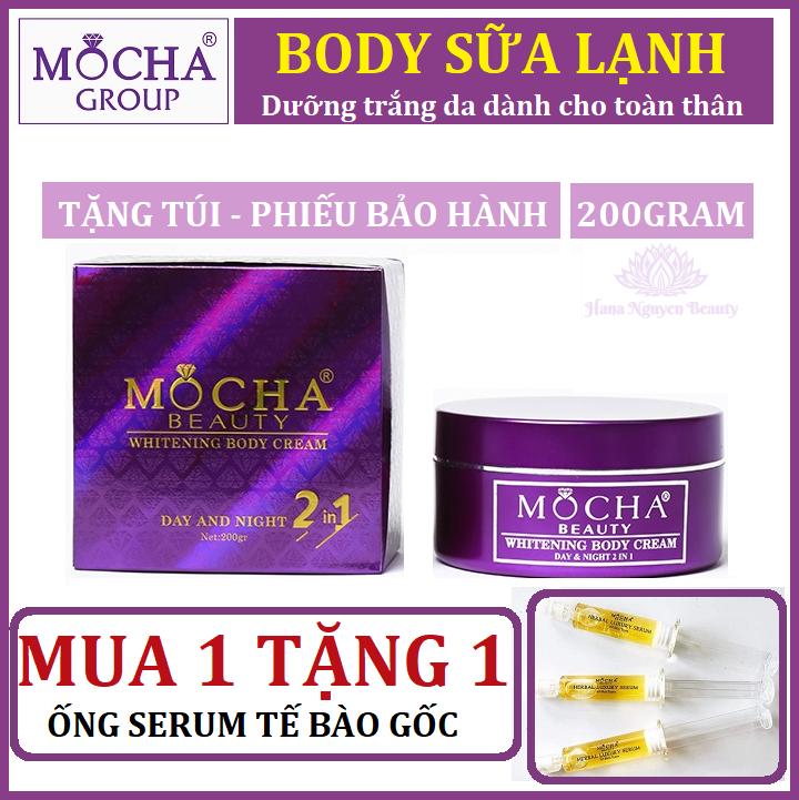 Kem body sữa lạnh mocha kem dưỡng trắng da toàn thân