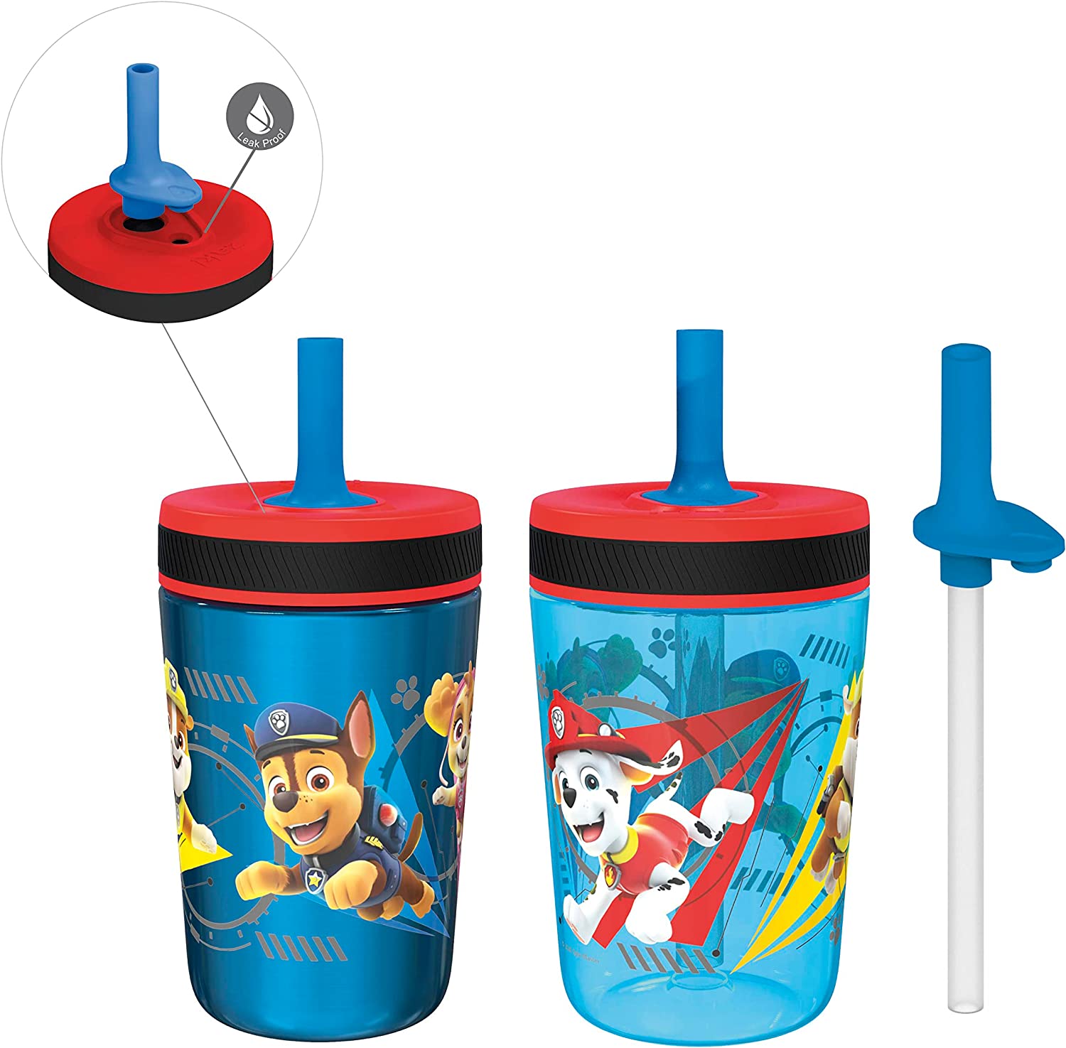 Mickey Mouse Zak! Sippy Cup 15.5 Oz Red Tumbler Straw Leakproof