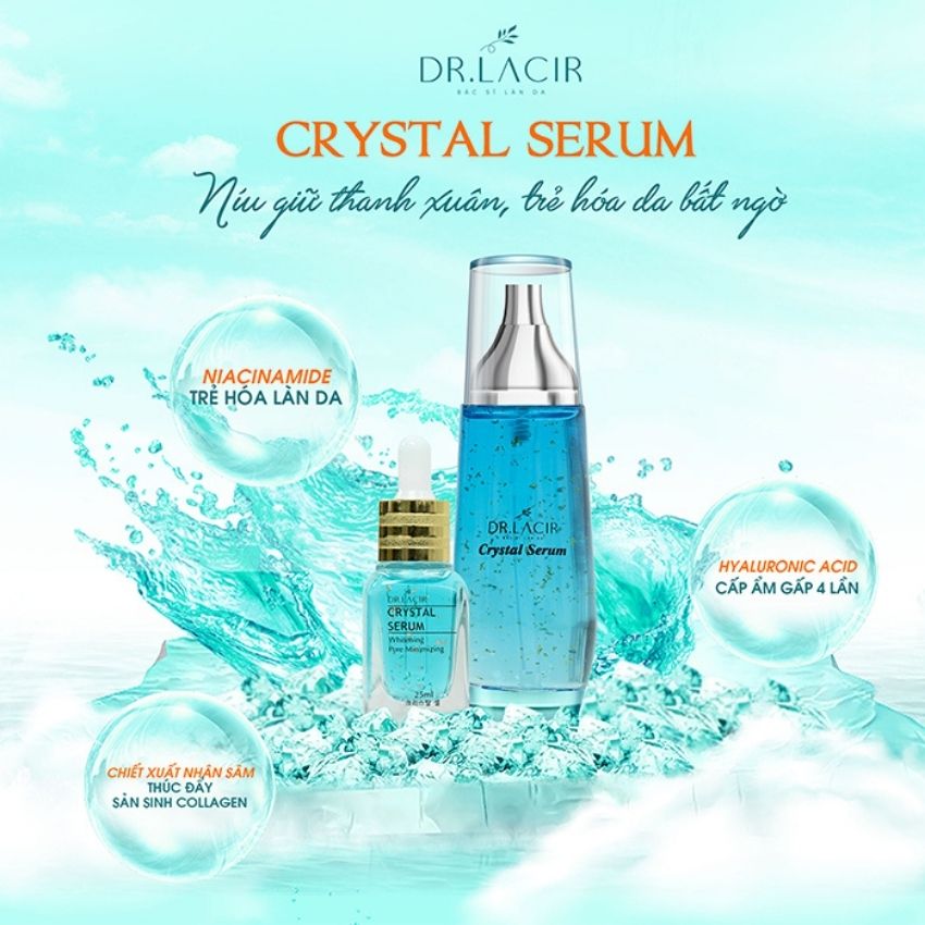 Serum tinh thể vàng Dr.lacir 25ml