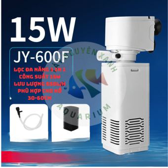 Lọc Nước Đa Năng 3 in 1 Yee Lọc Cao Cấp cho Bể Thuỷ Sinh 3 Chức Năng Lọc, Tạo Sóng, Sủi Oxy Mini