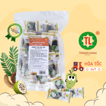 Mãng Cầu Me Sấy, Kẹo Mãng Cầu Me Đặc Biệt Thơm Ngon Thành Long 500gr.