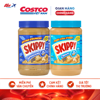 Bơ Đậu Phộng Skippy Peanut Butter 1,36kg của Mỹ