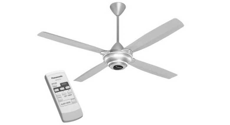 Quạt trần 4 cánh panasonic f-56mpg-s, mzg -s - hàng nhập khẩu