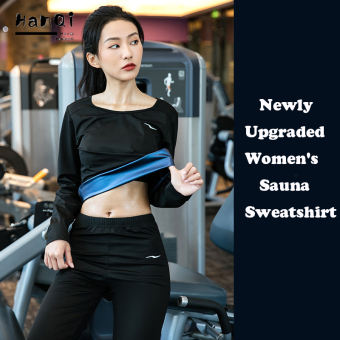 Hanqiaoxi Sauna Suit Women's Suit Running Sports Sweating Fitness Sweat Breaking Clothes