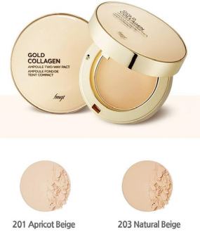 Phấn phủ Che Khuyết Điểm TFS GOLD COLLAGEN AMPOULE TWO-WAY PACT SPF30 PA+++ V201/V203