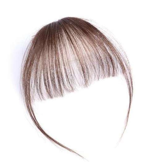 TÓC GIẢ MÁI THƯA CÓ MAI 2 BÊN-MÀU NÂU ĐEN