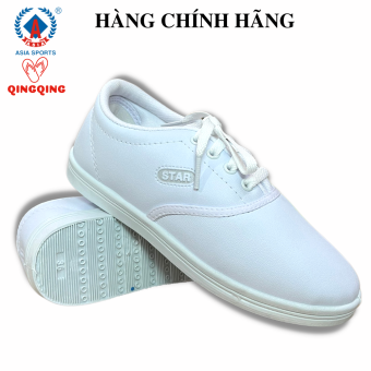 Giày Bata Nữ ASIA Si Trắng tập thể dục,đi chơi,đi học nhẹ,êm chân,siêu bền -Hàng chính hãng