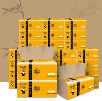 1 Gói GIẤY ĂN GẤU TRÚC SỢI TRE, giấy ăn gấu trúc,giấy sipiao