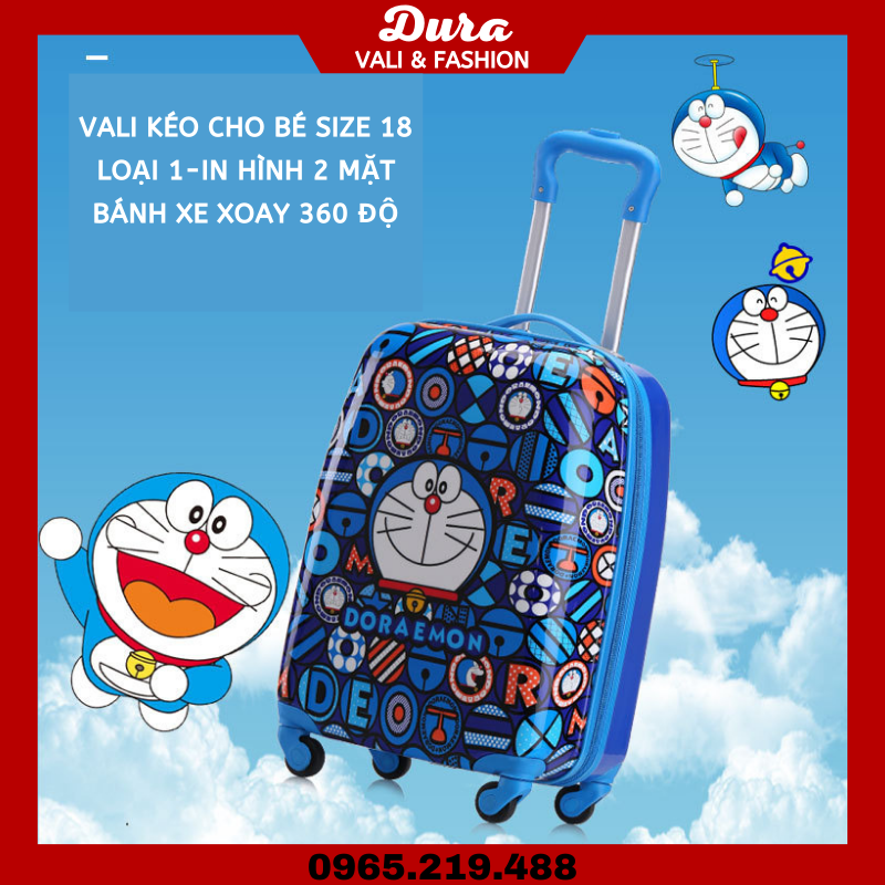 🌈SALE KHỦNG🌈Vali DOREMON cho bé💓Vali du lịch trẻ em loại 1💓Vali kéo cao cấp cho bé trai; bé gái siêu tiện lợi💓