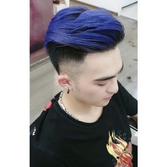 Màu nhuộm phủ bóng 5D Hàn Quốc Xanh Blue thuốᴄ nhuộm tóc phủ bóng Nev-Color 450ml