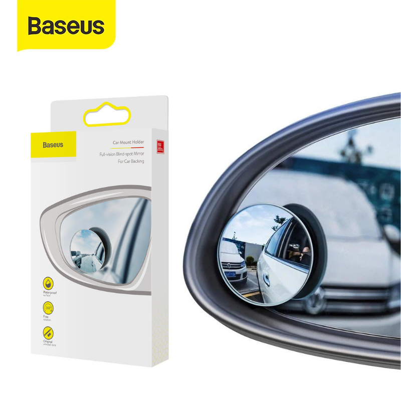  Gương cầu lồi ô tô baseus chống nước tăng góc nhìn cho oto - gương mini chống điểm mù cho xe hơi 