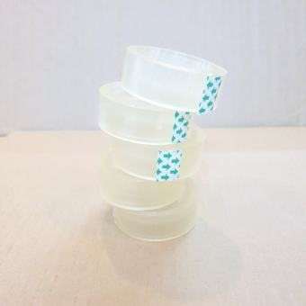BĂNG KEO VĂN PHÒNG KHỔ 18MM DÀI 12M (lốc 10 cuộn)