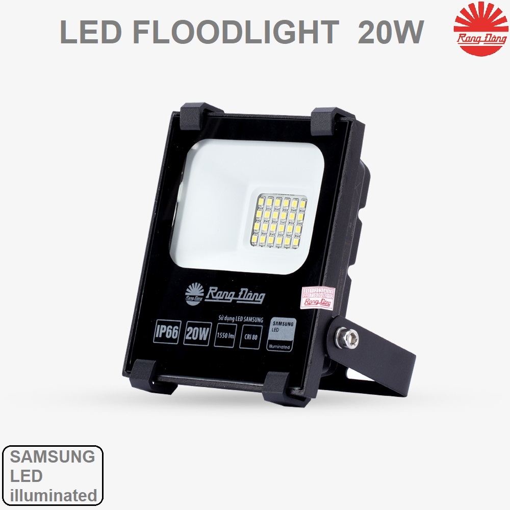 Đèn led chiếu pha 20w Rạng Đông