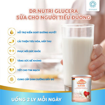 Sữa bột cho người tiểu đường Dr Nutri Glucera 400g