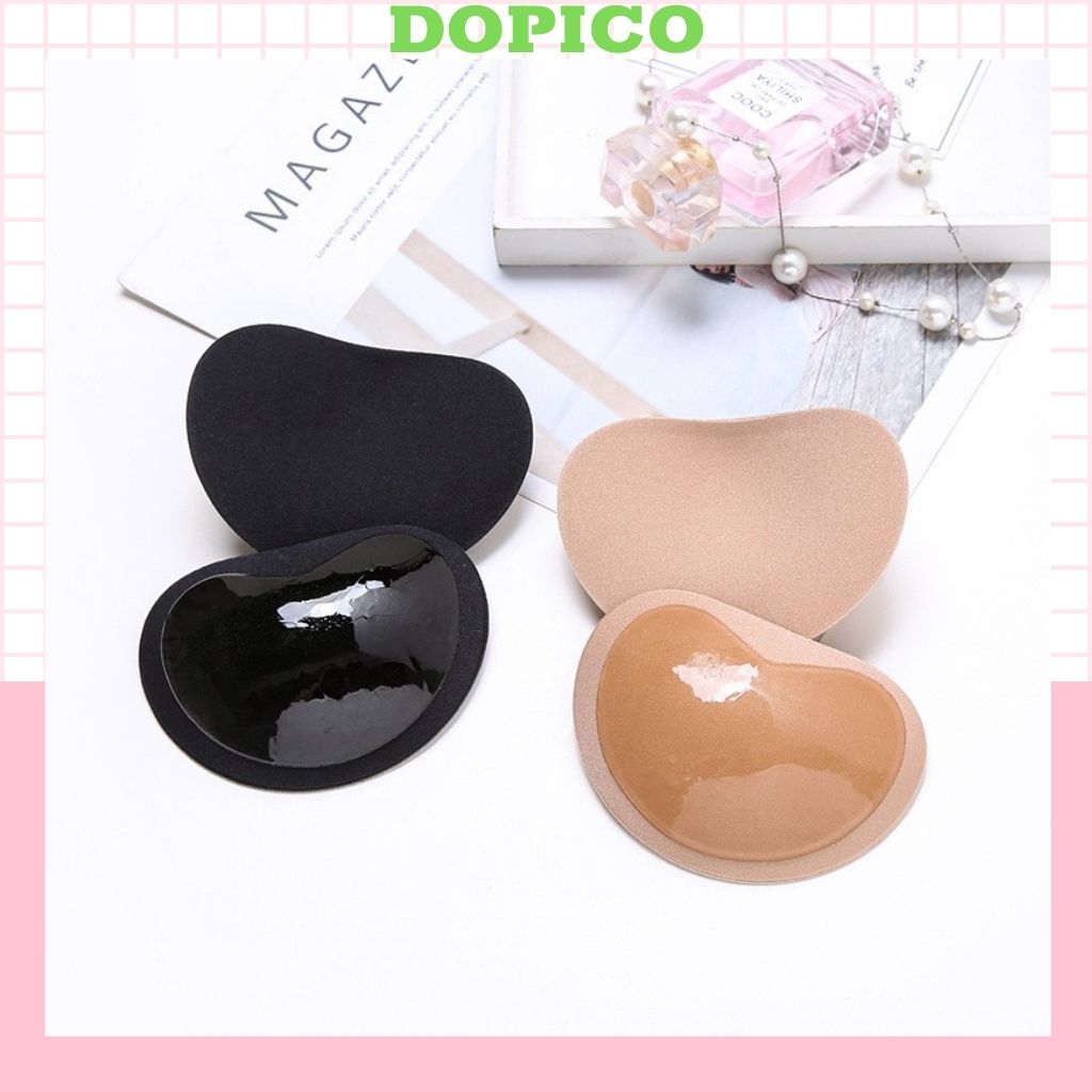 Miếng Dán Ngực Nữ , Mút Độn Ngực Silicone Dính Chống Trượt DOPICO Độn Nâng Ngực Cực Tốt 2001