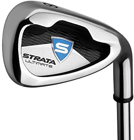 Callaway Men's Strata Complete 16 Piece Golf Club Set Includes: Driver, 3 wood, 4 and 5 Hybrid, 6 - 9 Iron, PW and SW, Putter, Stand Bag, 4 Head covers Right Handed Hander Set · v12