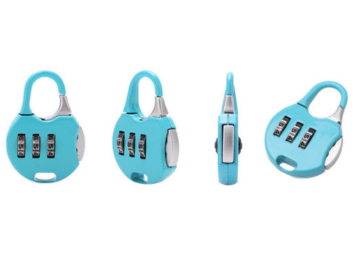 03 Ổ KHOÁ HÀNH LÝ CUTE NHIỀU MÀU [ Khoá mã số, Khoá Vali, khá ba lô, khoá cặp táp, khoá tủ ] (Giao màu ngẫu nhiên)
