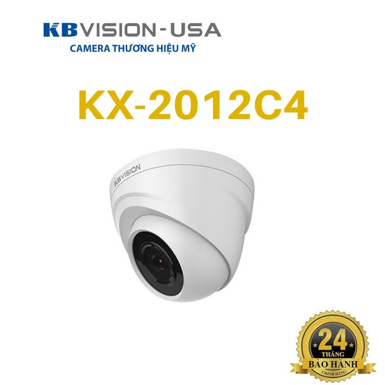Camera tvi dome 4 in 1 kbvision kx-2012c4 hồng ngoại 2.0 megapixel - hàng chính hãng