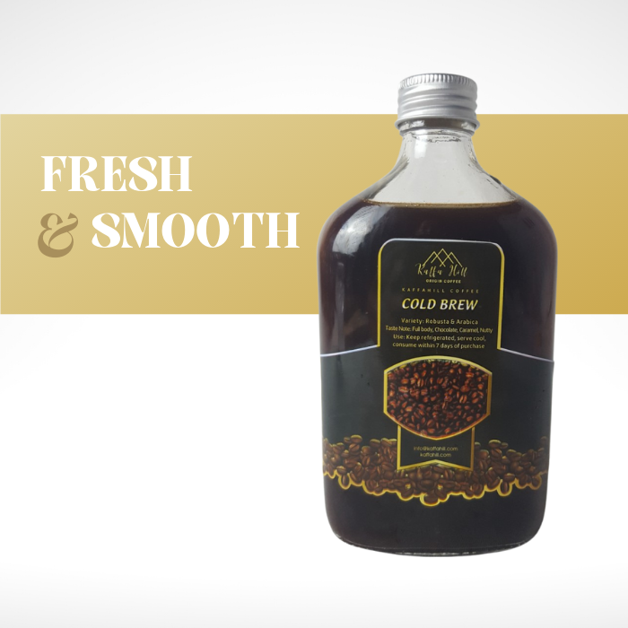 Cà phê cold brew đóng chai - kaffahill - kaffa hill coffee