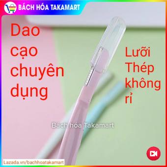 Dao cạo lưỡi thép không rỉ, dao cạo lông mày, lông mặt đa năng, siêu bền, dao cạo chân mày, dao cạo dao cạo nữ, dao tỉa chân mày, dao tỉa lông mày, dao cạo bộ 3 cái - Bách hóa Takamart