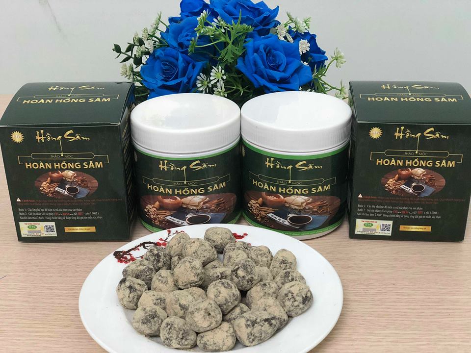 Tăng cân hồng sâm qm hộp 60 viên