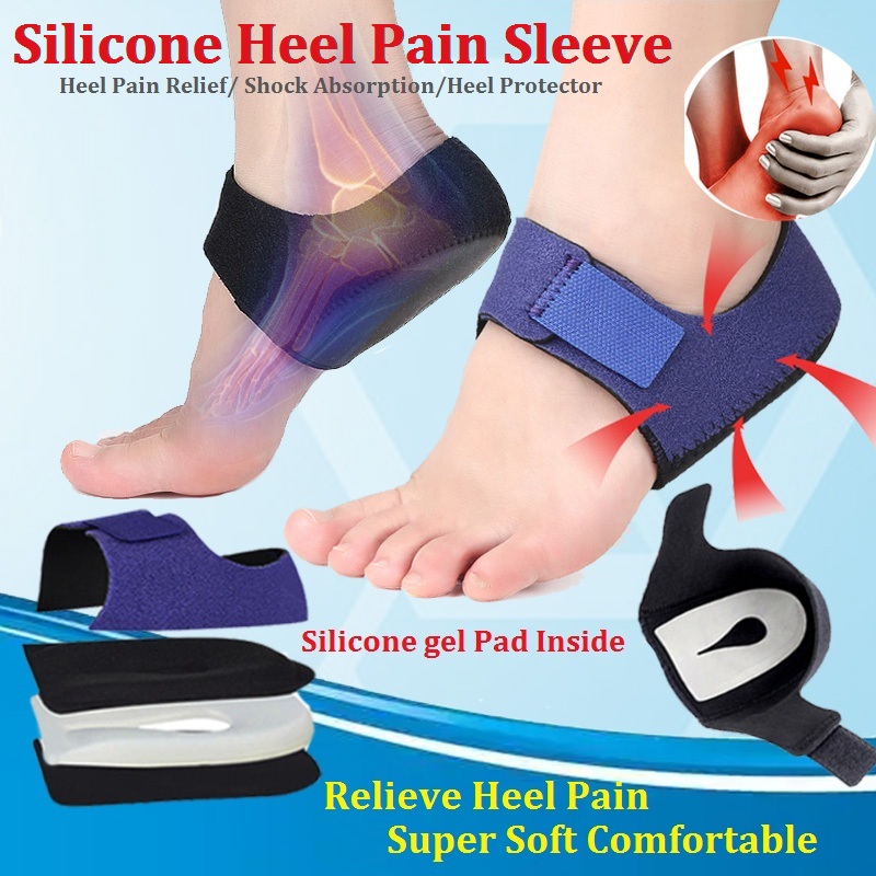 1 Pair Compression Arch Support Brace with Gel Ankle Protector Compression  Flat Foot Socks with Gel Inserts Insole Cushion for Ankle Arch Pain Relief