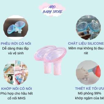 Phễu hút sữa Silicone Pumpin Pal, chất liệu mềm mại giảm đau rát, thiết kế the đúng khớp ngậm, cam kết hàng chính hãng