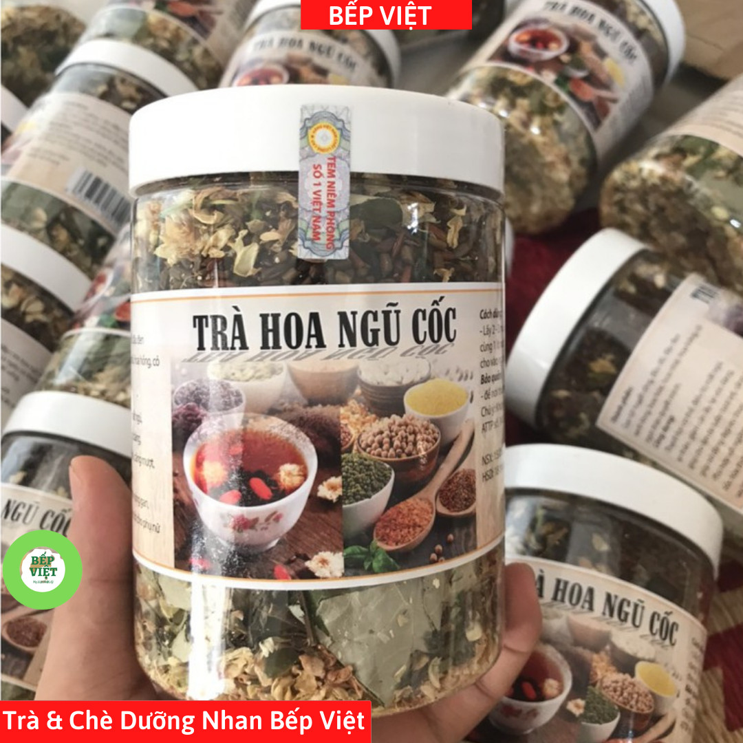Trà hoa ngũ cốc trà giảm cân, mát gan, đẹp da, thanh lọc cơ thể
